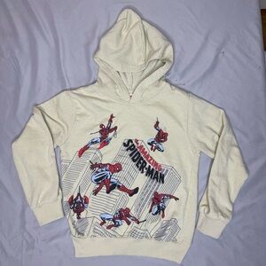 Marvel Cream Spider-Man Action Hoodie